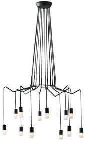 Φωτιστικό Οροφής I-Spider-S12 Black Luce Ambiente Design Metal