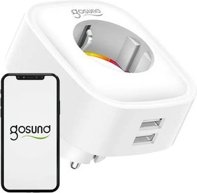 Gosund Έξυπνη Εξωτερική Πρίζα WiFi SP112 2xUSB Tuya 16A (Λευκό)