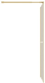 Διαχωριστικό Ντουζιέρας Χρυσό 100 x 195 εκ. Διαφανές Γυαλί ESG - Χρυσό