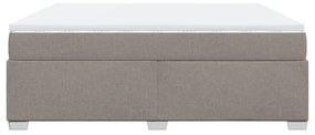 ΚΡΕΒΑΤΙ BOXSPRING ΜΕ ΣΤΡΩΜΑ TAUPE 180X200 ΕΚ. ΥΦΑΣΜΑΤΙΝΟ 3285155