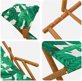 vidaXL Καρέκλα Ακτίνας 4 pcs 3 θέση Στερεό Ξύλο Ευκαλύπτου