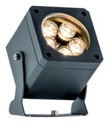 Προβολέας φωτιστικό LED 5x2W Aris εδάφους αλουμινίου ανθρακί Viokef 4205400 Ανθρακί