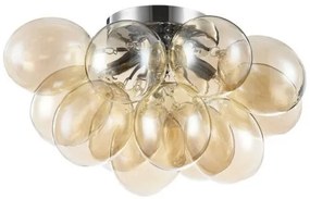 Φωτιστικό Οροφής Balbo MOD112-04 με γυαλί Maytoni-MOD112-04-G-Κεχριμπάρι MOD112-04-G