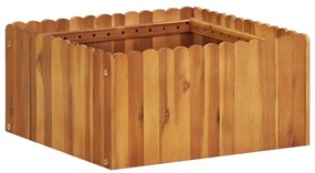vidaXL Ζαρντινιέρα Υπερυψωμένη 50 x 50 x 25 εκ. από Μασίφ Ξύλο Ακακίας