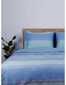 Σετ Σεντόνια Cotton Feelings 2034 Blue Υπέρδιπλο (235x270)