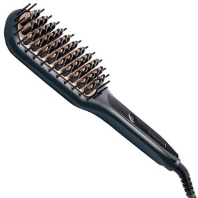 Βούρτσα ισιώματος μαλλιών Remington CB7400 Straight Brush, 230 C, 3 επίπεδα, Κεραμική επίστρωση, Μαύρο