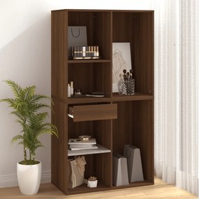 808840 vidaXL Ντουλάπι Καλλυντικών Καφέ Δρυς 80x40x75 εκ. Επεξ. ξύλο