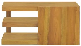 vidaXL Έπιπλο Μπάνιου Επιτοίχιο 60x45x30 εκ. από Μασίφ Ξύλο Teak