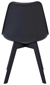 Καρέκλα Martin II PP Μαύρο Συσκ.2τμχ (Ποδί PP) 49x56x83cm