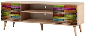 Έπιπλο Τηλεόρασης Truva 863SPH3016 140x40x50cm Multi