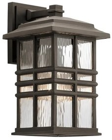 Φανάρι Απλίκα Φωτιστικό Τοίχου 1xE27 IP44 36cm Beacon Square Elstead Lighting-KL-BEACON-SQUARE-M-OZ-Μπρονζέ KL-BEACON-SQUARE-M-OZ