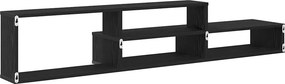 vidaXL ΡάφιΤηλεόρασηςΤοίχου 150x25x28,5εκ Επεξεργασμένο ξύλο