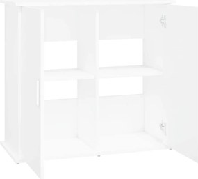vidaXL Βάση Ενυδρείου Λευκή 81 x 36 x 73 εκ. από Επεξεργασμένο Ξύλο