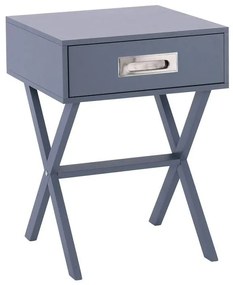 WICK Κομοδίνο Γκρι Λάκα MDF