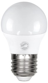 GloboStar 60023 Λάμπα LED E27 G45 Γλομπάκι 6W 564lm 260° AC 220-240V IP20 Φ4.5 x Υ7.8cm Θερμό Λευκό 2700K - 3 Years Warranty