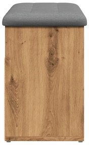 vidaXL Πάγκος παπουτσιών  Artisan Oak 82x32x45,5 cm Κατασκευασμένο ξύλο