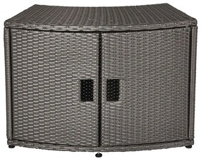 MSpa MSpa Wicker Cabinet Storage Unit - for round Spa VIKI-105811
