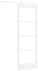 vidaXL Συρόμενη Πόρτα Λευκό 73.5 x 198.5 εκ. Ξύλο και μέταλλο
