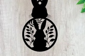 Intra απο ξύλο plywood 3mm-4mm πάχος - Πασχαλινή Μεταλλική Τέχνη Τοίχου  Κοπής με Λέιζερ Δίασταση 40x50 cm INTRAFABR-91918808