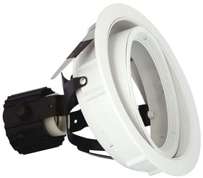 Σποτ Χωνευτό VK/03017/W Φ16x15cm 1xE27 50W White VKLed Στρόγγυλο
