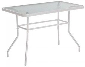 ΤΡΑΠΕΖΙ ΚΗΠΟΥ Fylliana 030 ΛΕΥΚΟ ΧΡΩΜΑ 140x80x70εκ 327-124-131
