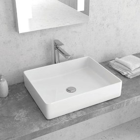 Νιπτήρας Επικαθήμενος LT 2178 51x40,5x11cm White Karag Πορσελάνη