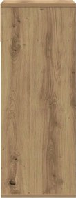 vidaXL Βιβλιοθήκη Artisan Δρυς 34x31x80 εκ. Επεξεργασμένο Ξύλο