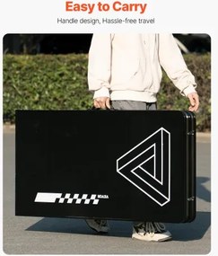 VEVOR 2.4 m Folding Beer Pong Tailgate Table Party Drinking Game Carrying Handle