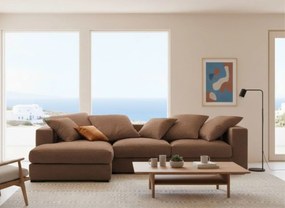 Γωνιακός καναπές Pilo-Προσαρμόσιμη-225φ 145β εκ.-MInk (Star4608)