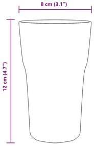 Ποτήρια Μπίρας 6 Τεμ. 295 ml - Διαφανές