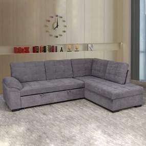Καναπές Κρεβάτι Jade Δεξιά Γωνία Dark Grey HM3144.02R Fabric