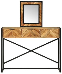 vidaXL Καθρέφτης Επιτραπέζιο 100x40x120 cm Σταθερό Ξύλο Ακακίας