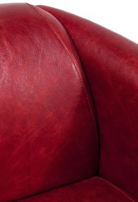 Πολυθρόνα Cigar Lounge Κόκκινη 72x83x70εκ - Κόκκινο