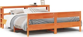 vidaXL Σκελετός Κρεβ. Χωρίς Στρώμα Καφέ Κεριού 180x200 εκ Μασίφ Πεύκο