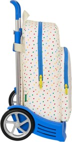 Σχολική Τσάντα με Ρόδες Benetton Topitos (30 x 46 x 14 cm)