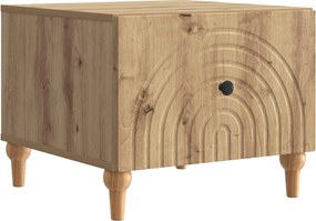 vidaXL Τραπεζάκι σαλονιού Artisan Δρυς 49 x 50 x 40 εκ