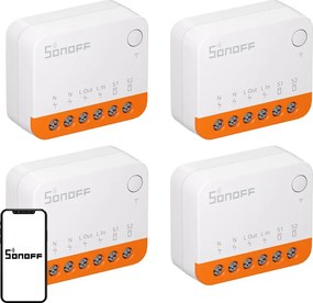 SONOFF MINIR4 (Extreme) Διακόπτης, Σετ 4 τεμαχίων