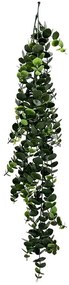 Κρεμαστό Φυτό CUBA 65cm T008 EUCALYPTUS &amp; WHITE BUDS