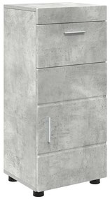 vidaXL Ντουλάπι Μπάνιου TULUM Γκρι σκυροδέματος 37 x 31.5 x 82 εκ