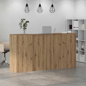 vidaXL Γραφείο υποδοχής 200x50x103,5 εκ. Επεξεργασμένο Ξύλο