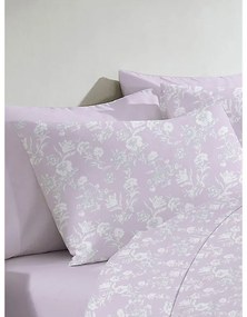 Μαξιλαροθήκη Menta Εμπριμέ 340 Lila 50x70