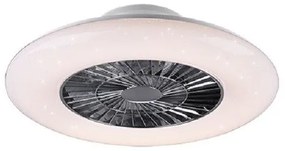Ανεμιστήρας Οροφής LED σε χρώμιο VISBY R62402106 Trio Lighting-R62402106-Χρώμιο R62402106