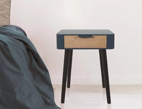 Κομοδίνο Home Deco Factory - 35x40x48cm - Μπλε
