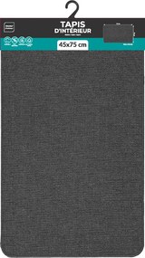 Πατάκι (45x75) L-C Simeo Charcoal Grey 1741529