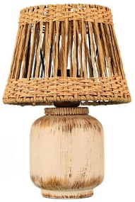 Φωτιστικό Επιτραπέζιο 687HMY2464 Φ20x30cm 1xE27 40W Beige Opviq