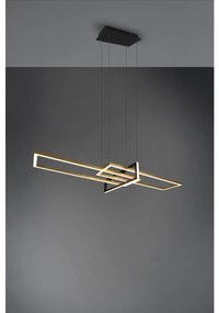Κρεμαστό Φωτιστικό Οροφής LED 34W Switch Dimmer 3000K Salinas Trio Lighting-320310308-Ορείχαλκος 320310308