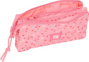 Τριπλή Κασετίνα Moos Passion Πολύχρωμο 22 x 12 x 3 cm