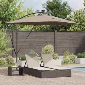 vidaXL Ομπρέλα ηλίου 249 x 249 x 250 εκ. Πολυεστέρας και Αλουμίνιο