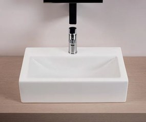 Pegasus White Gloss 52x34 - Επιτραπέζιος νιπτήρας