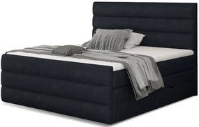 Επενδυμένο κρεβάτι Caribou-Anthraki-140 x 200